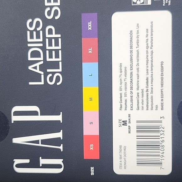 Gap Ladies Sleep Set - Picture 5 of 6
